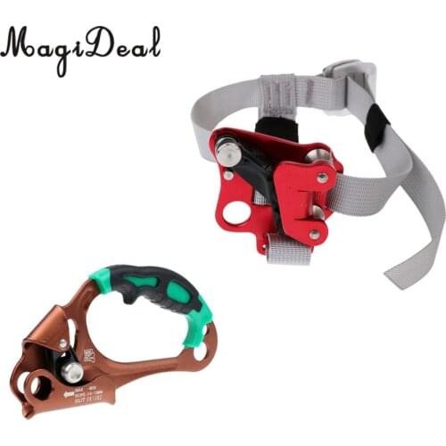 Safety Outdoor Tree Rigging Climbing Tree Surgeon Right Hand + Right Foot Rope Clamp Ascender Riser Device Climbing Accesories