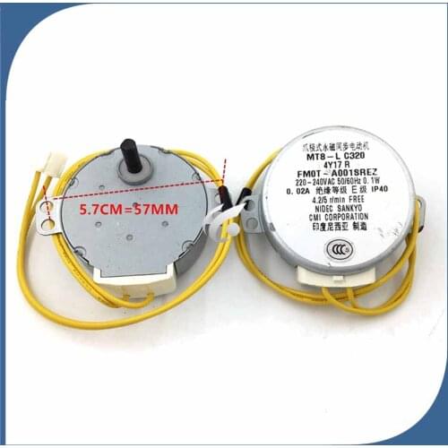 1pcs new Air purifier humidifier disc filter MT8-L C320 220 claw pole permanent magnet synchronous motor 4Y17R Part