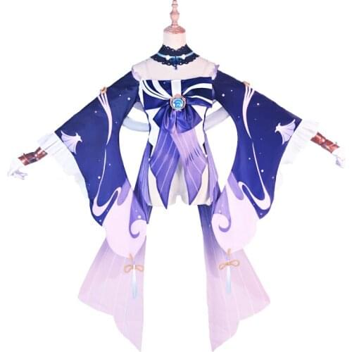 Genshin Impact Sangonomiya Kokomi Cosplay Costume Game Suits Full Set Sexy Women Dress Halloween Carnival Fancy Party Outfits
