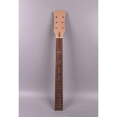 Electric guitar neck Replacement 22 fret 24.75" Truss Rod Rose wood fretboard #6