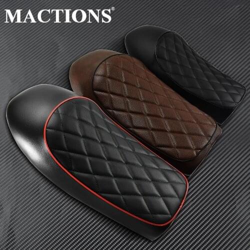 Motorcycle Cafe Racer Seat Vintage Hump Saddle Flat pan Retro Seat For Honda GN CB125S CB200 CB350 CB400 CB500 CB750 SR400 XJ XS