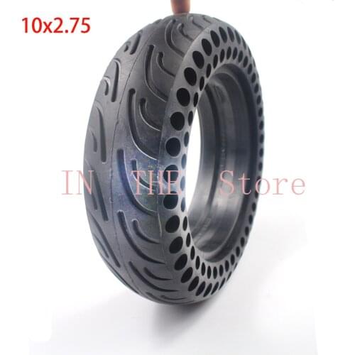 Updated NINEBOT MiniPRO Mini Plus Scooter Solid Hole Tires Double Shock Absorber Hollow Solid Tyre 10x2.75 Tubeless Tires