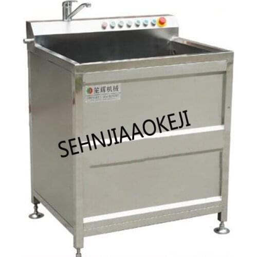 380V/220V Single cylinder intelligent washing machine Stainless steel cleaning machine Bubbling vibration cleaning machine