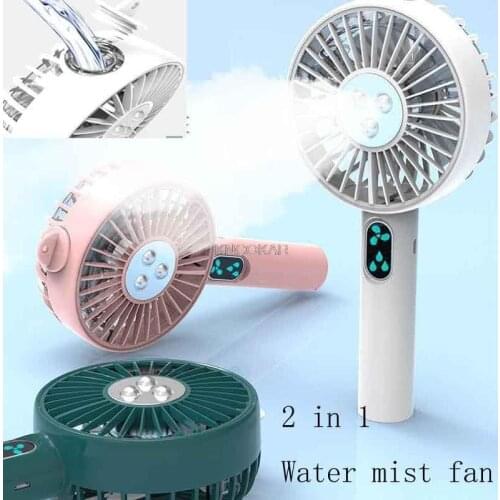Portable Fan Water Mist Maker Mini Cooler Usb Small Fan Cooling Face Fan Sprayer Steamer Water Cooler USB Fan Cooler Mini Fan