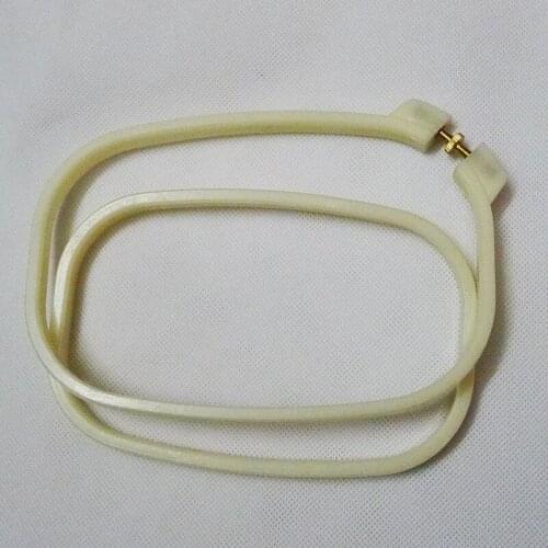 Shell Peach Plastic Embroidery Hoop