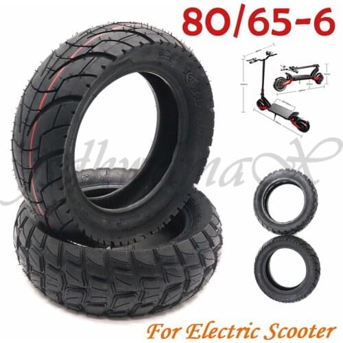 For Speedual Grace 10 Zero 10X Kugoo M4 Pro Tire 10x3 Inch Off-Road Inner Outer Tire 255x80 Tire Electric Scooter 80/65-6