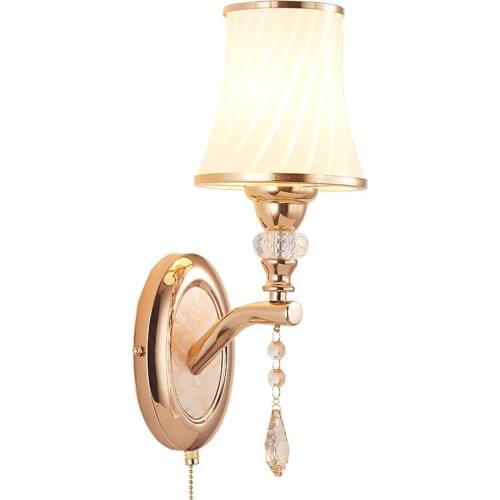 LED Wall Sconces Lighting Interior Wallmounted Lamp Contemporary Mounted Lamp For Indoor Bedroom Hotel Light With Pull Switch