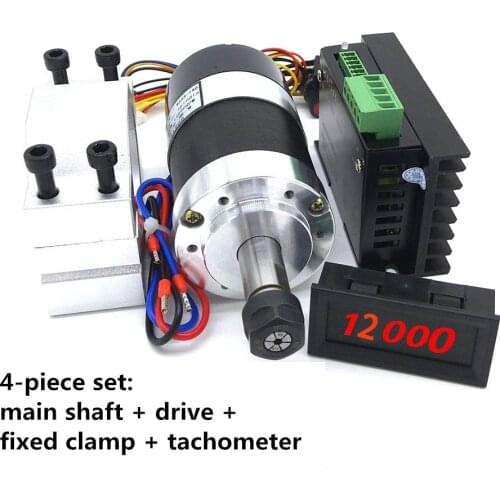 WS55-140 brushless 300W high speed spindle DC36V 12000 rpm 24 hours MACH3 engraving