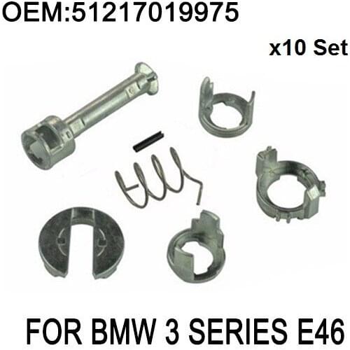 X10 Set For BMW 3 Series E46 DOOR LOCK LOCK CYLINDER REPAIR KIT FRONT LEFT OR RIGHT OE 51217019975