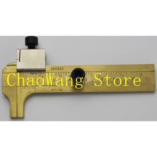 Jewelry Measuring Tool cutting gauge brass gauge ruler