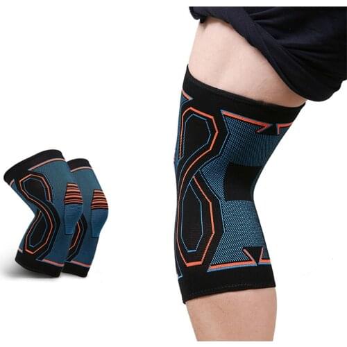 1Pcs/compression Knee Brace Workout Knee Support for Joint Pain Relief Running Biking Basketball Knitted Knee Sleeve for Adult