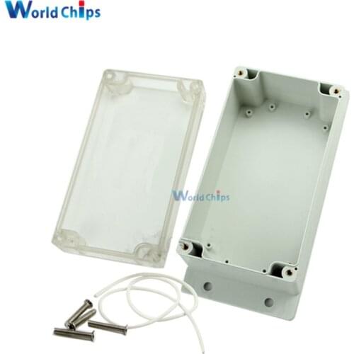 158x90x65mm Waterproof Clear Plastic Electronic Project Box Enclosure Cover CASE