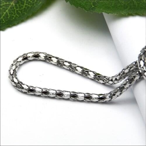 Wholesale Lot of 5pcs in bulk Stainless Steel 4mm 20 inch Fashion Link Chain Necklace