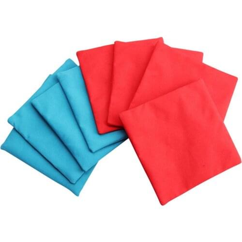 8PCS 10x10cm Cornhole Bean Bags Set Corn Filled Cornhole Cloth Bags Training Equipment For Outdoors Sensory Corn Hole Throwing