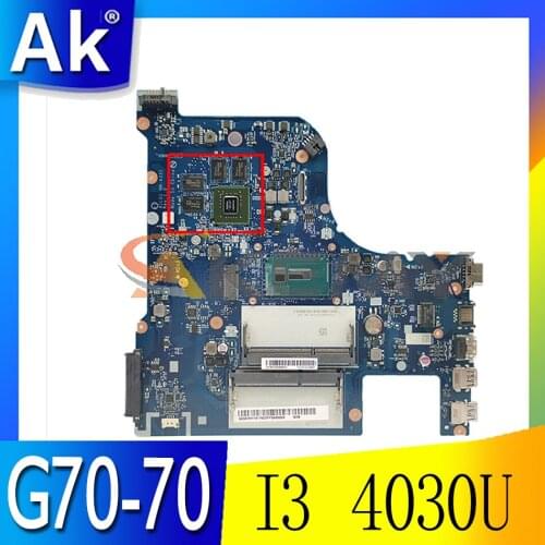 Akemy AILG1 NM-A331 Motherboard For Lenovo G70-70 Z70-80 G70-80 Laptop Motherboard CPU I3 4030U GT820M 2G 100% Test Work