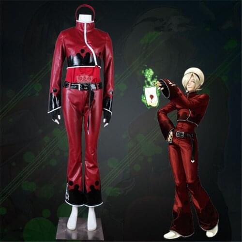 Anime Clothing Ash Crimson Cosplay Costume Red Flame Suit Fighting Uniforms A