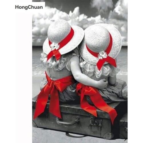 Baby figure 5D DIY square/round diamond painting cross stitch needlework mosaic diamond thorn show home decoration gift new year