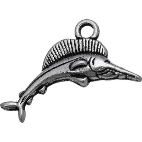 Hot Zinc Alloy Animal Charms Dolphin Jewelry Supplies Pendants 2021 charms Fit Bracelet Necklace Key Chain