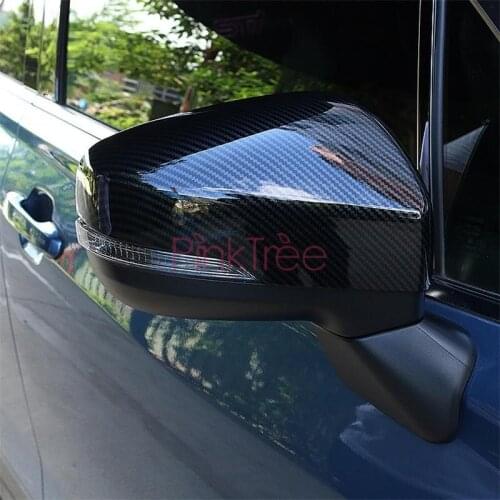 Chrome Side Wing Rear View Side Door Mirror Cover Trim For Subaru Forester 2019 2020 Rearview Mirrors Car Styling Accessories
