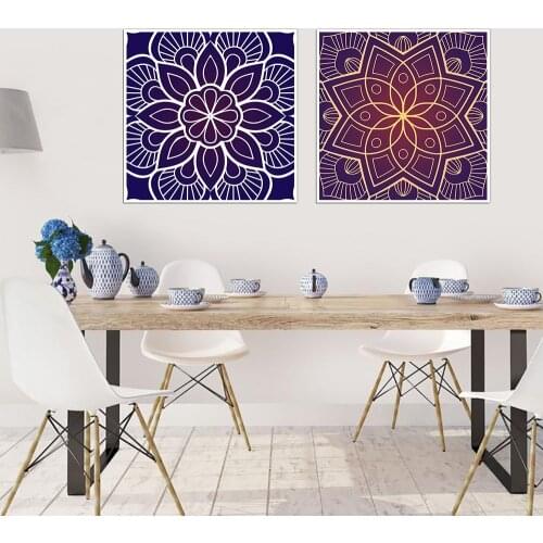 The Beauty Of Fashion Pattern Pictures Living Room Square Sizes Wall Art Decor No Frame Poster Oil Painting Decoration