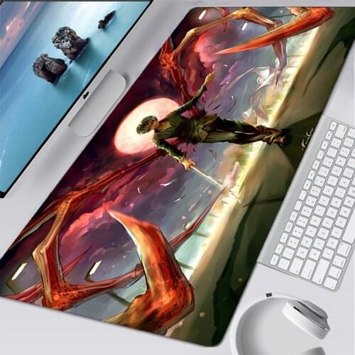 Mouse Pad Anime Gamer Computer Mousepad Abstract Art Mouse Mat World Map Mause Pad Laptop Keyboard Anime Tokyo Ghoul Desk Mat