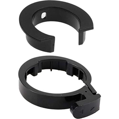 2Pcs Circle Clasped Guard Ring Buckle Insurance For Xiaomi Mijia M365 Scooter Plastic Round Guard Mount Folding Tube Replacement