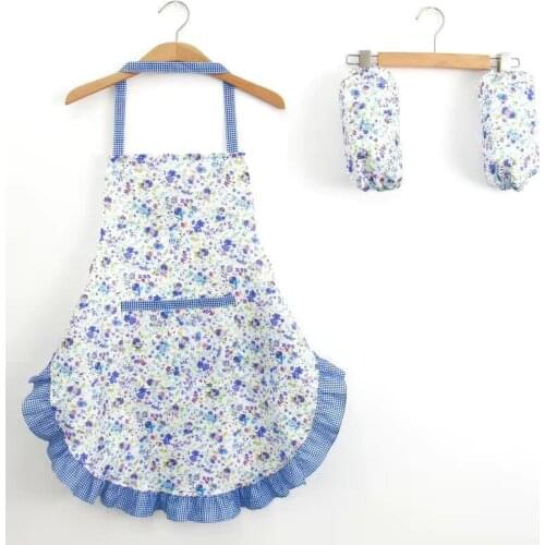 High Quality Kitchen Aprons Fashion Cute summer breathable cooking apron adult household work clothes 7#Colors