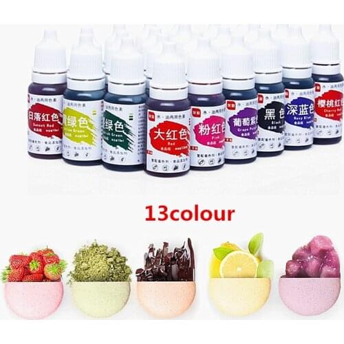 Edible Pigment 1Pc 10ML Macaron Cream Food Coloring Ingredients Cake Fondant Baking Cake Edible Color Pigment Baking Pastry Tool