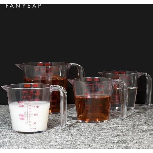 Measuring Jug Cup Tip Mouth Plastic Measuring Jug Cup Graduated Surface Cooking Kitchen Bakery Cooking Tools Funnel