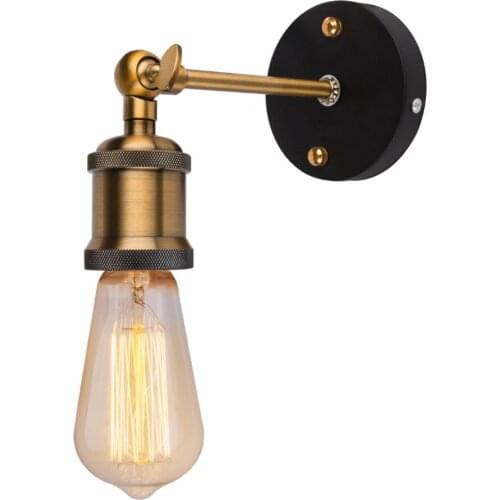 ANTINIYA Metal Industrial Vintage Water Pipe Porch Wall Sconce Aisle/Bar Lights Wall Lamp 110V-220V E27/E26