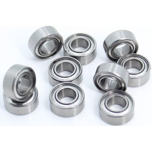 MR105ZZ Bearing (10PCS) 5*10*4 mm Metal Shielded Steel Miniature MR105 ZZ ABEC-1 Ball Bearings L-1050ZZ MR105-2Z 5X10X4mm