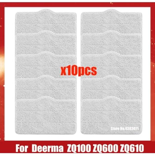 Mop Cleaning Pads For XiaoMi Deerma DEM ZQ100 ZQ600 ZQ610 Handhold Steam Vacuum Cleaner Mop Cloth Rag Replacement Accessories