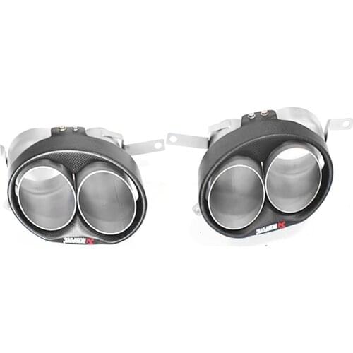 Carbon Fiber Exhaust Tip RS6 for Audi RS3 RS4 RS5 RS6 RS7 RS8 Car styling Exhaust muffler tip tail pipe