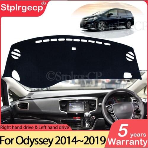 For Honda Odyssey 2014~2019 JDM Model Anti-Slip Mat Dashboard Cover Pad Sunshade Dashmat Protect Carpet Car Accessories RC1 RC2