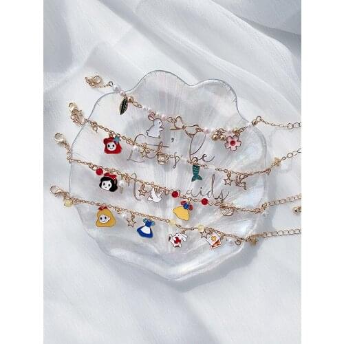 New Cute Cartoon Kids Bracelet Princess Baby Bracelet Little Girl Bracelet Girl Accessories Toy Jewelry