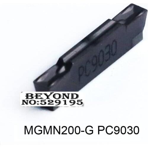 Korloy Original MGMN200-G PC9030 MGMN200 Lathe Cutter MGMN 200 Carbide Inserts Lathe Tools Turning Tool for Grooving Facing CNC