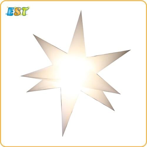 Attractive inflatable LED lighting hanging star for wedding/party