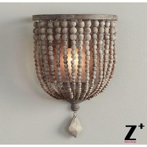 Replica item Amercian Style Dauphine wood demilune sconce wall lamp free shipping wall sconce