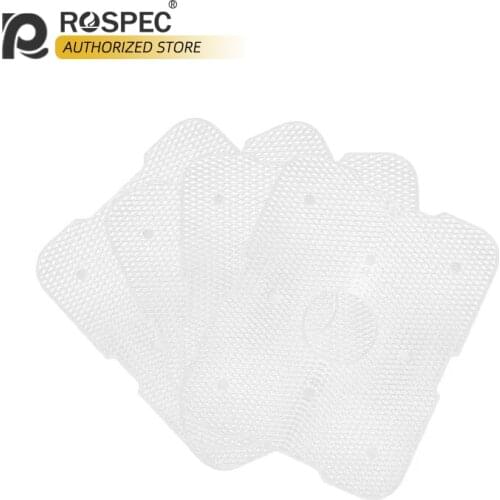 ROSPEC Food Dehydrator PP Material 4 Layer Drying Rack Mesh Trays Food Grade Material For Fruit Meat Size 29.0CM*23.5CM*0.1CM