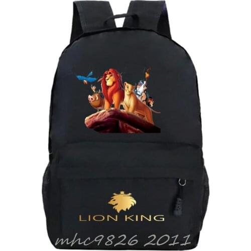Backpack Fashion Children Students School Bags The Lion King Casual Travel Laptop Mochila infantil
