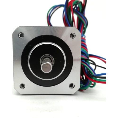 NEMA17 Stepper Motors 0.9° Step Angle 1.68A 4 Wires 24mm Length 5mm Diameter Single Flat Shaft