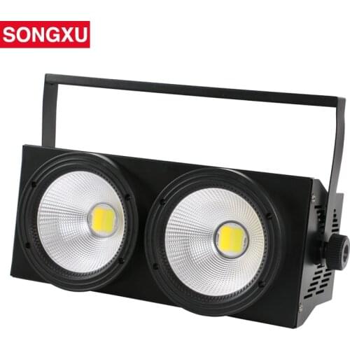 2 Eyes LED Audience Light 2x100W Blinder Light Cold white/Warm white 2in1 COB Leds Optional control individually/SX-COB200
