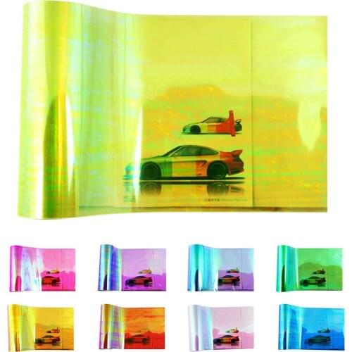 30x120cm Auto Car Light Headlight Taillight Tint Vinyl Film Sticker Easy Stick Motorcycle Whole Car Decoration Waterproof Stick