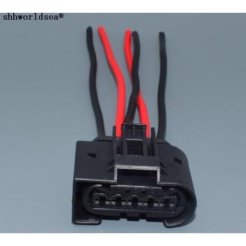 Worldgolden Automotive Ignition Coil Plug Female Waterproof Connector With Wire Pigtail For Mercedes Benz 09441511