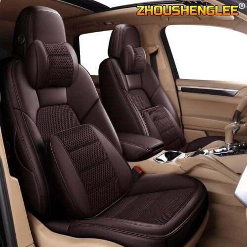 ZHOUSHENGLEE Custom leather car seat cover for acura MDX RDX RL TL ILX CDX TLX-L Automobiles Seat Covers car seats protector