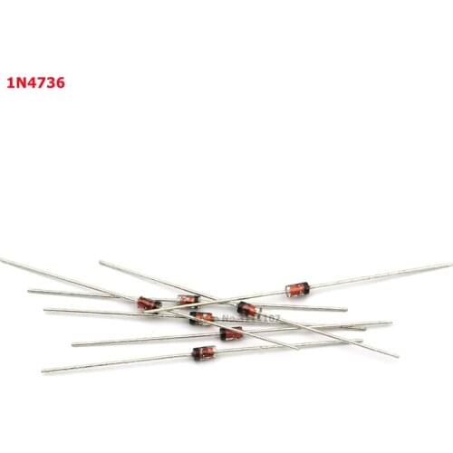 100PCS/Lot 1n4736 IN4736 1N4736 4736 DO-41 Zener Diode 1W 6.8V diode