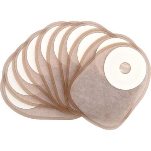 100 Pcs Wholesale Colostomy Bags Disposable Stoma Bag Non-woven No-leak Closed Ostomy Bags Adults Colostomy Bag Supplies