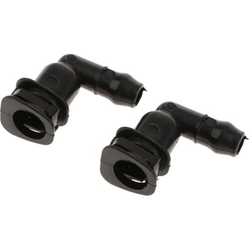 2X HEADLIGHT WASHER JET CONNECTING 90 DEGREE FOR VW TRANSPORTER TOURAN