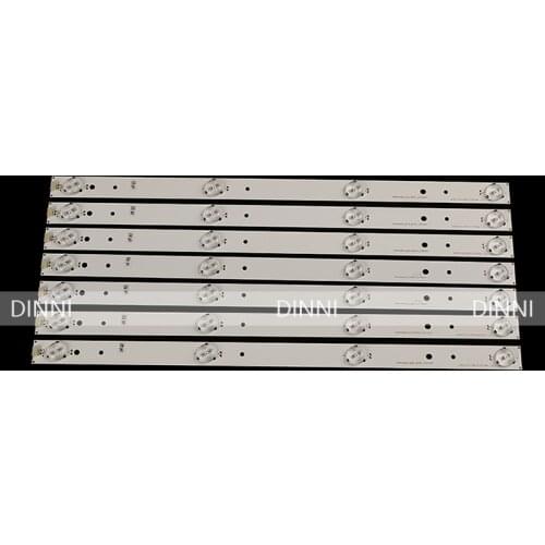 7pcs x 43 inch Backlight Strips for LED42K20JD LED43T11 LED43K300U/LED43EC520UA/LED43M5000U SVH420AA7-4LED-REV