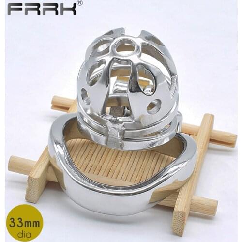 FRRK Mens Chastity Cock Cage BDSM Sexitoys in Couple Male Bondage Belts Device Goods for Adults Erotic Sex Products